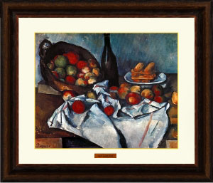 사과광주리가있는정물