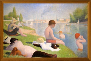 아니에르에서의 물놀이